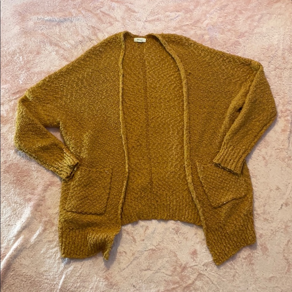 Mustard Yellow cardigan